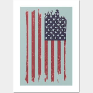 USA FLAG Posters and Art